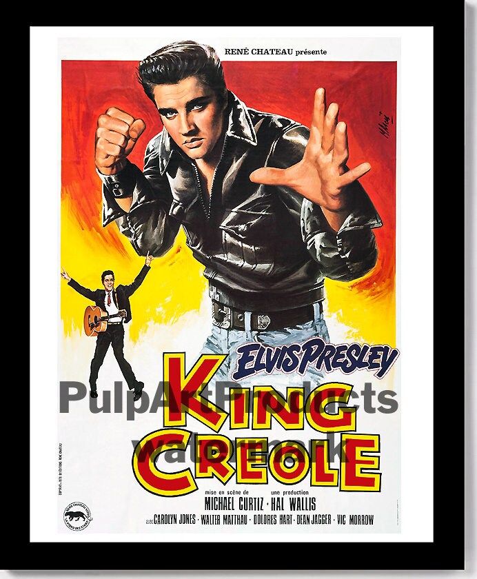 King Creole Elvis Presley Wall Poster Art 12x18 Free Shipping 