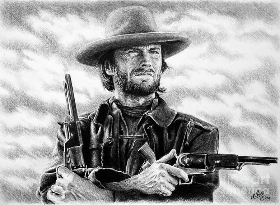 Canvas Clint Eastwood in The Outlaw Josey Wales Art Print Poster